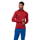 Mammut Men's Selun FL Sun Hoody-Dark Mammut Red-Killington Sports