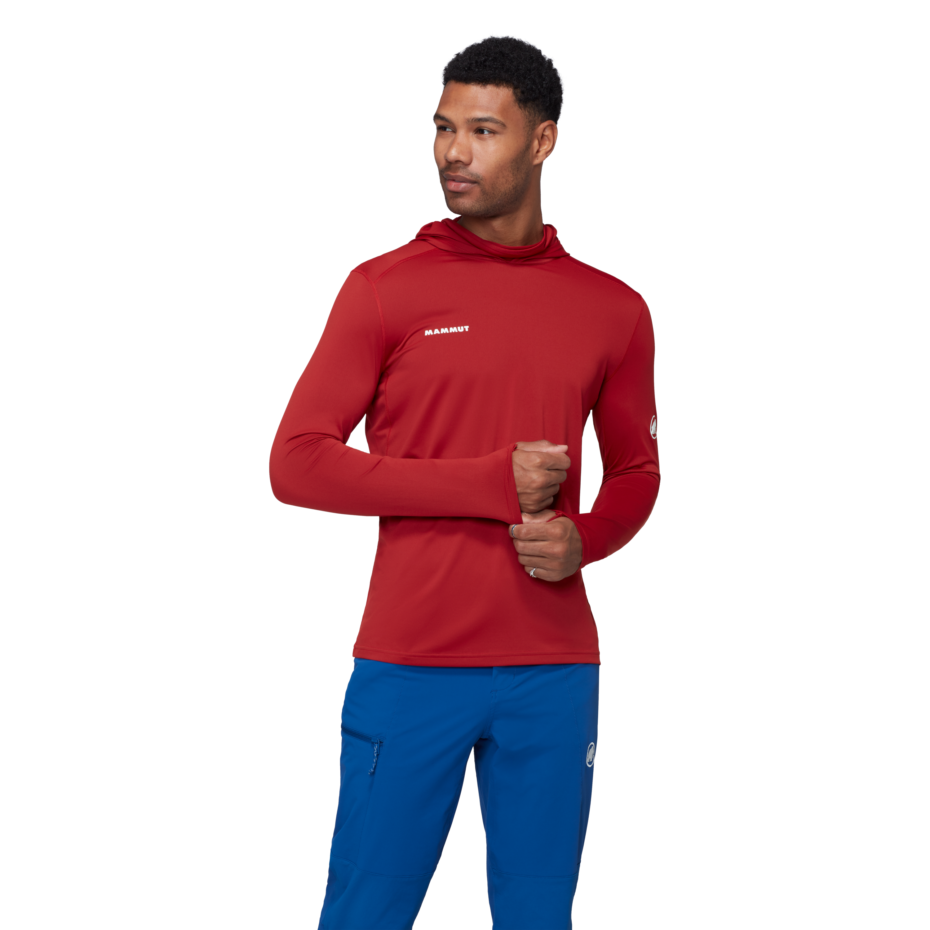 Mammut Men's Selun FL Sun Hoody-Dark Mammut Red-Killington Sports