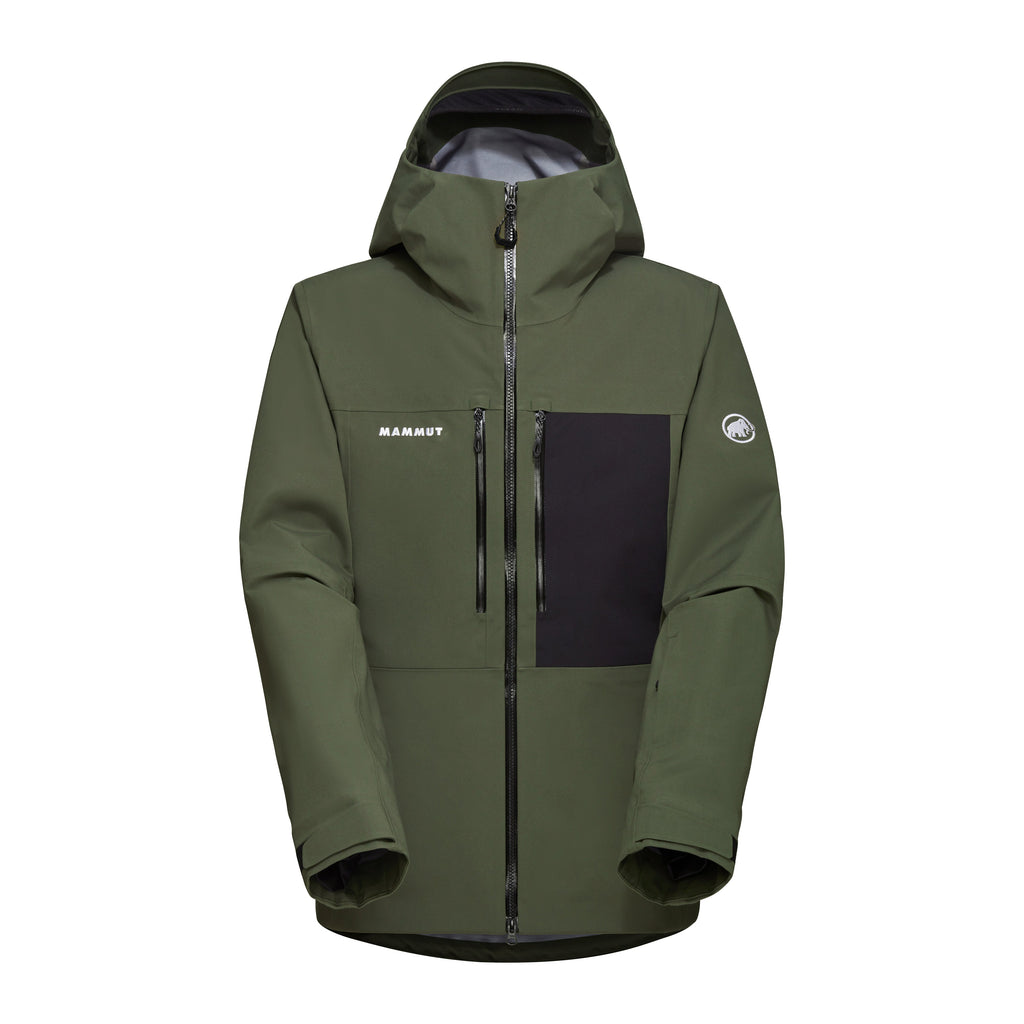 Mammut Men's Stoney HS Hooded Jacket-Dark Marsh/Black-Killington Sports