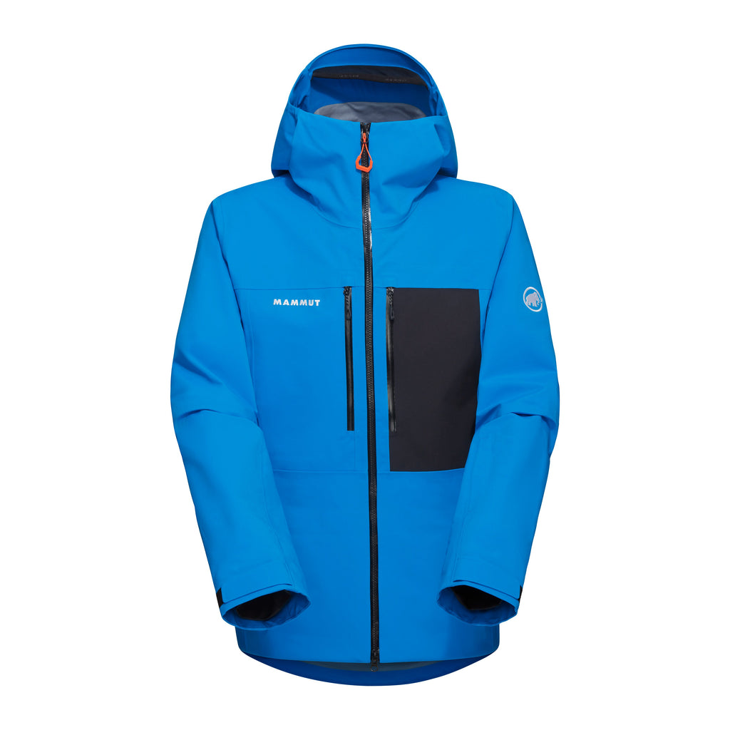 Mammut Men's Stoney HS Hooded Jacket-Glacier Blue/Black-Killington Sports