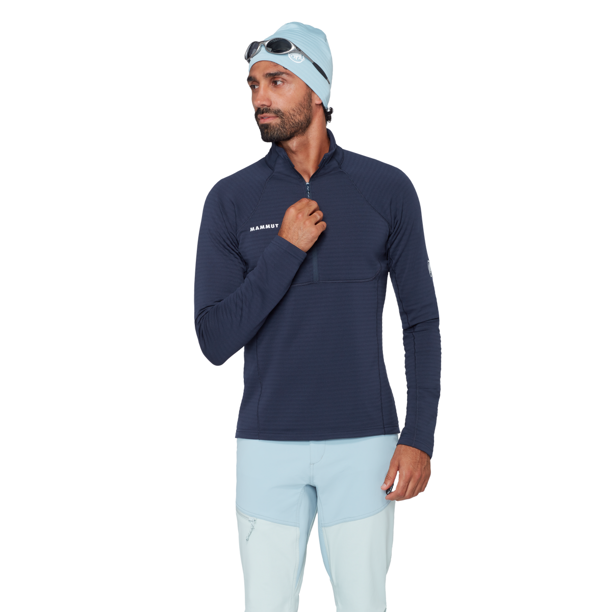 Mammut Men's Taiss ML Half Zip Pull-Marine-Killington Sports