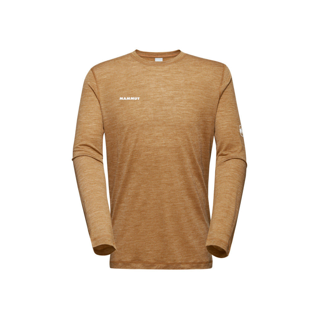 Mammut Men's Tree Wool FL Longsleeve-Cheetah Melange-Killington Sports