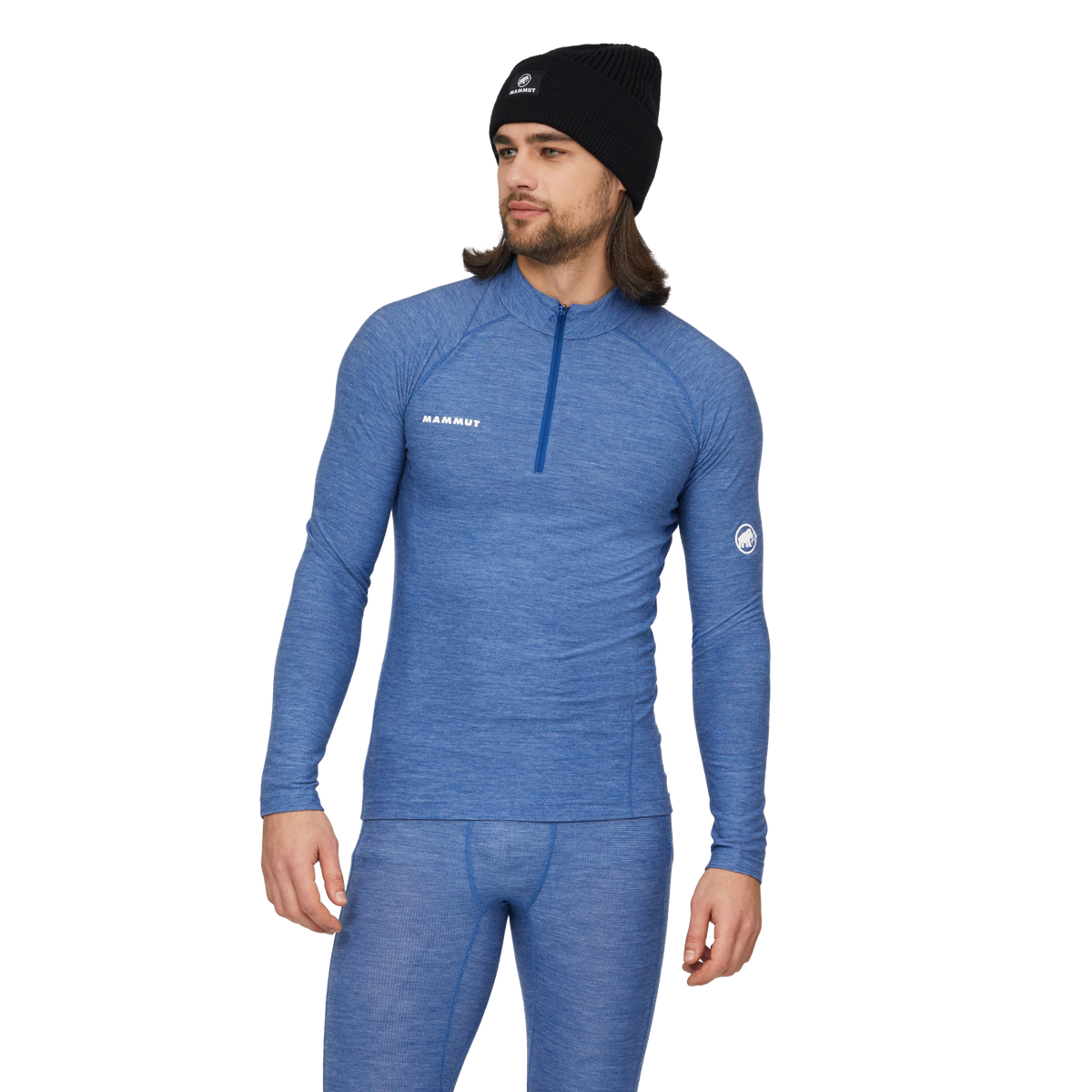 Mammut Men's Tree Wool Thermal FL Half Zip Longsleeve-Tschiel Melange-Killington Sports