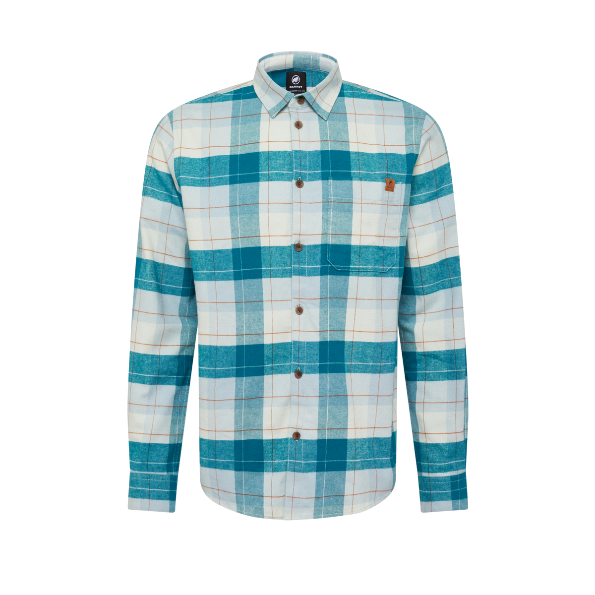 Mammut Men's Trovat Longsleeve Shirt-Deep Teal-Silver Sage-Killington Sports