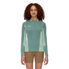 Mammut Women's Aenergy FL Half Zip Longsleeve-Dark Jade/Jade-Killington Sports