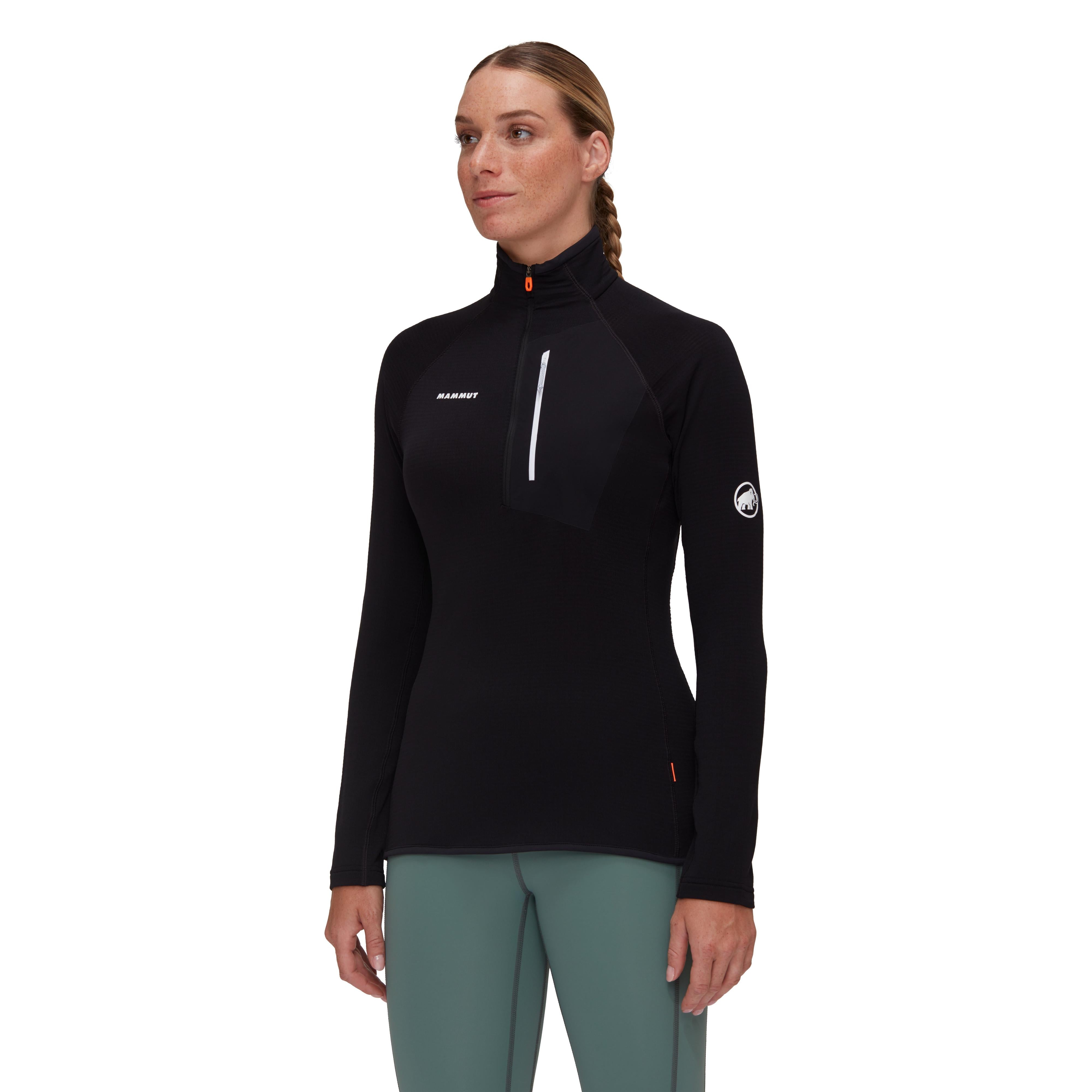 Mammut Women's Aenergy Light ML Half Zip Pull-Black-Killington Sports