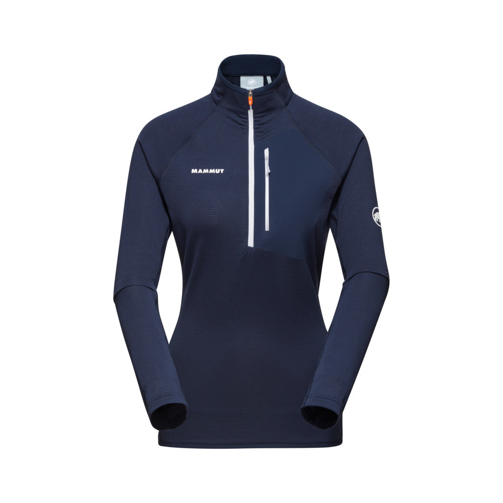 Mammut Women's Aenergy Light ML Half Zip Pull-Marine-Killington Sports