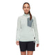 Mammut Women's Aenergy Light ML Half Zip Pull-Silver Sage-Strata-Killington Sports