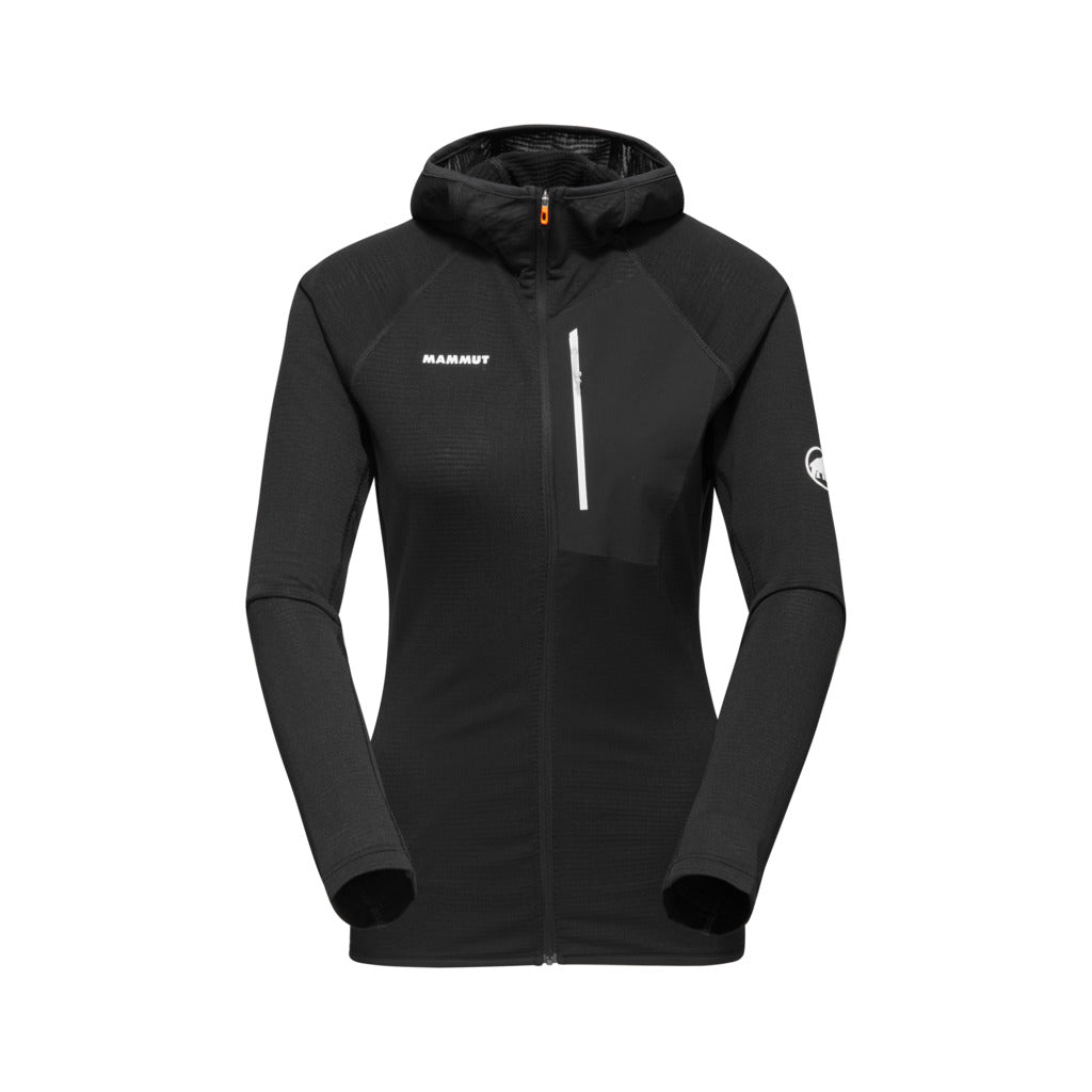 Mammut Women's Aenergy Light ML Hooded Jacket-Black-Killington Sports