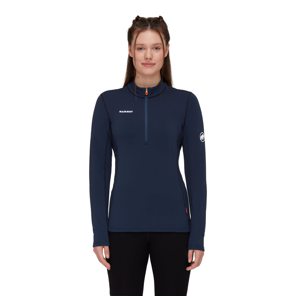 Mammut Women's Aenergy ML Half Zip Pull-Marine/Black-Killington Sports