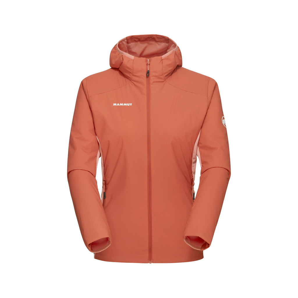 Mammut Women's Rime Light IN Flex Hooded Jacket-Brick/Quartz Dust-Killington Sports