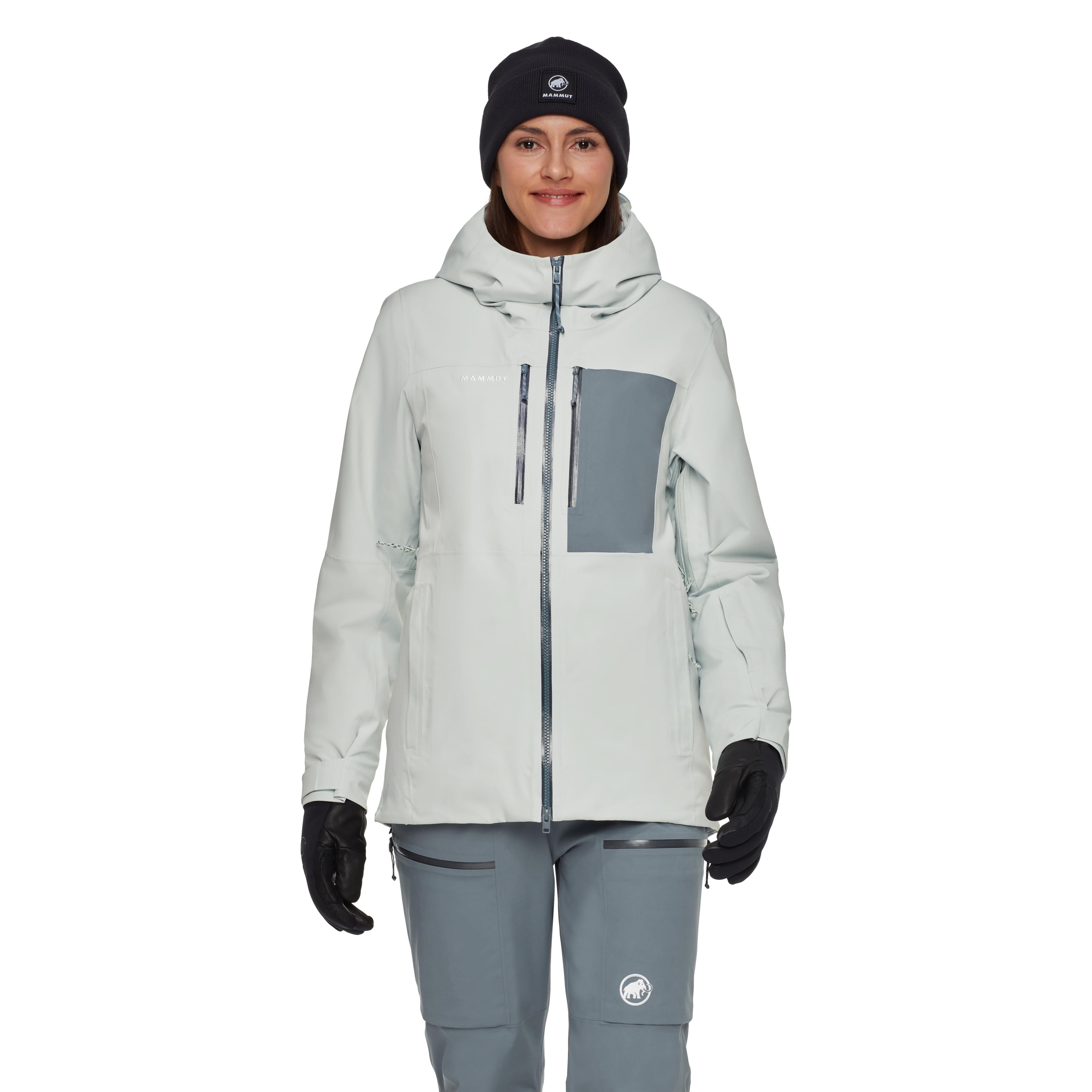 Mammut Women's Stoney HS Thermo Hooded Jacket-Silver Sage-Strata-Killington Sports