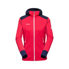Mammut Women's Taiss Light ML Hooded Jacket-Azalea/Marine-Killington Sports
