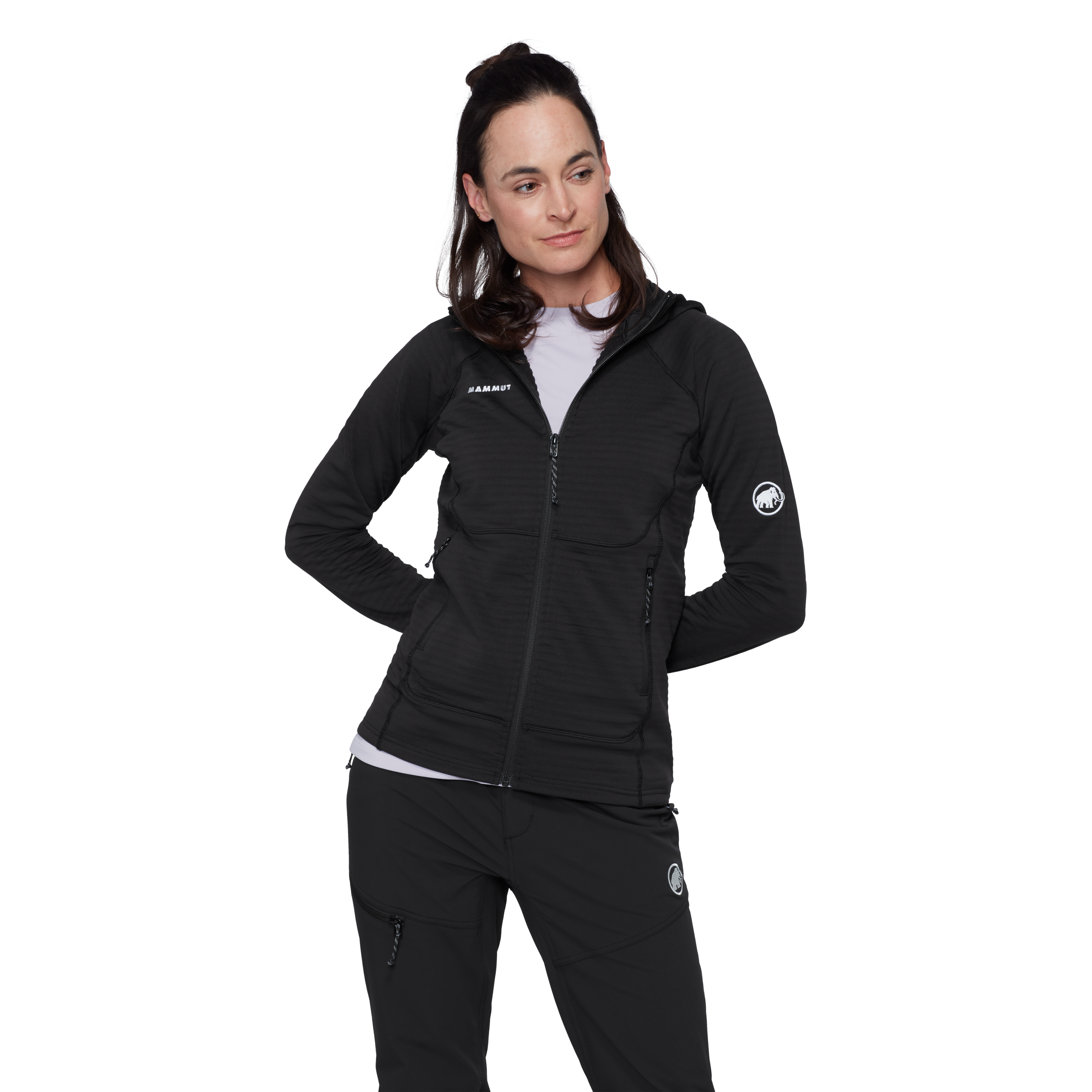 Mammut Women's Taiss ML Hooded Jacket-Black-Killington Sports