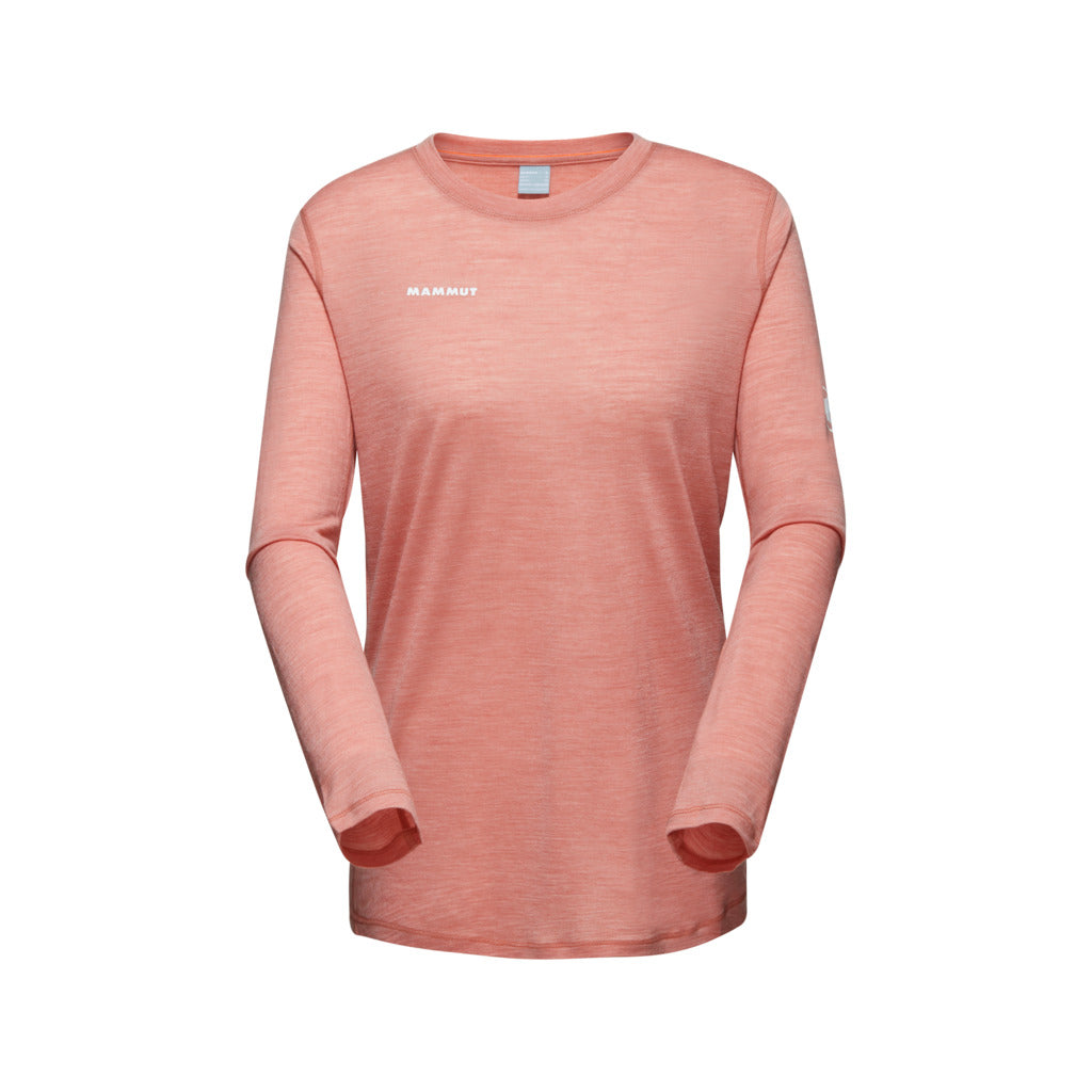 Mammut Women's Tree Wool FL Longsleeve-Quartz Dust Melange-Killington Sports