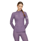 Mammut Women's Tree Wool Thermal FL Half Zip Longsleeve-Paloja Melange-Killington Sports