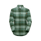 Mammut Women's Trovat Longsleeve Shirt-Dark Jade/Woods-Killington Sports