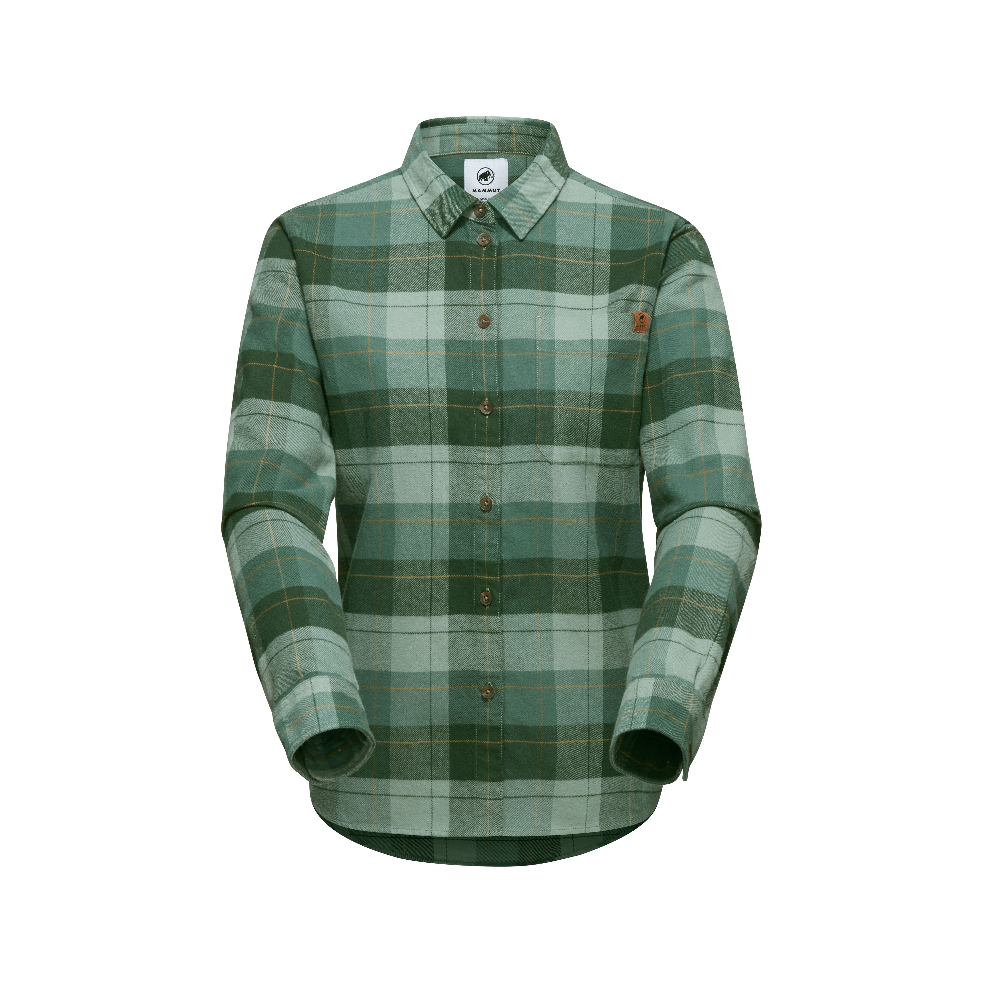 Mammut Women's Trovat Longsleeve Shirt-Dark Jade/Woods-Killington Sports
