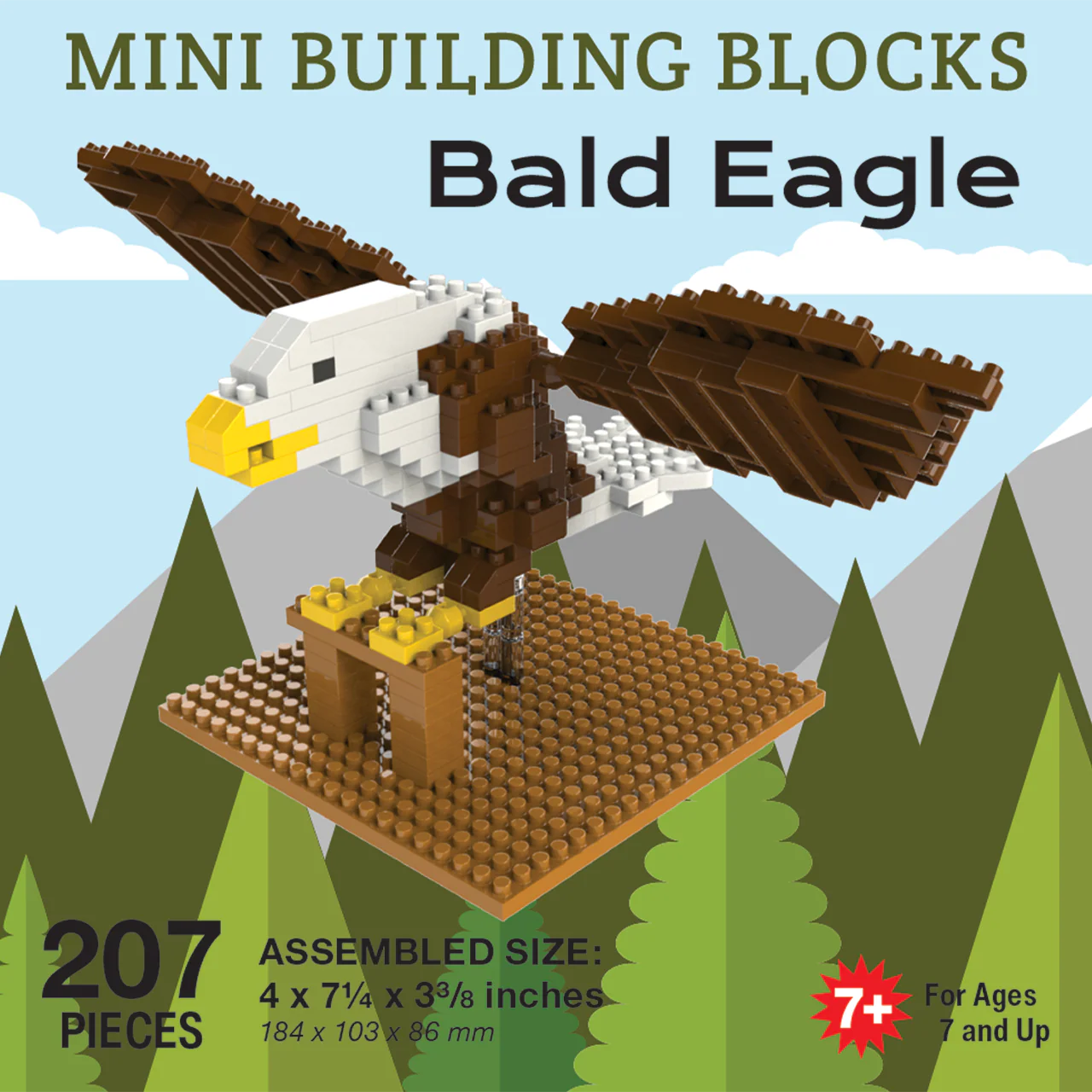 Mini Building Blocks-Bald Eagle-Killington Sports