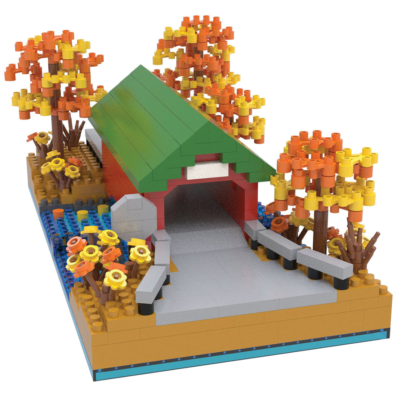 Mini Building Blocks - Covered Bridge-Killington Sports