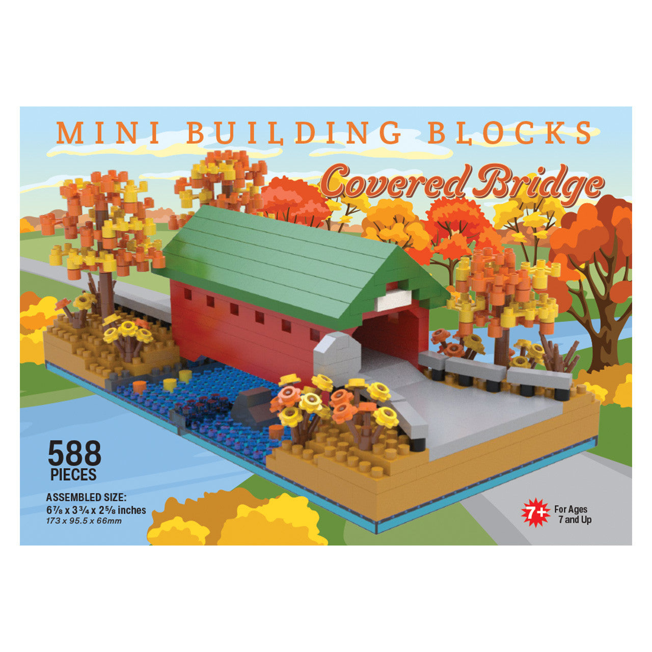Mini Building Blocks - Covered Bridge-Covered Bridge-Killington Sports