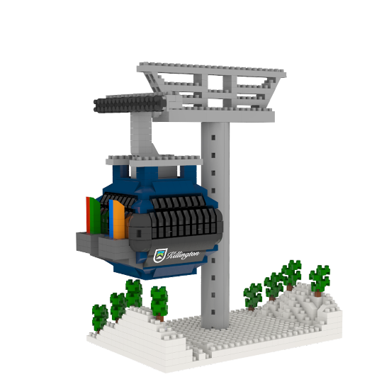 Mini Building Blocks - Killington Gondola-Gondola-Killington Sports