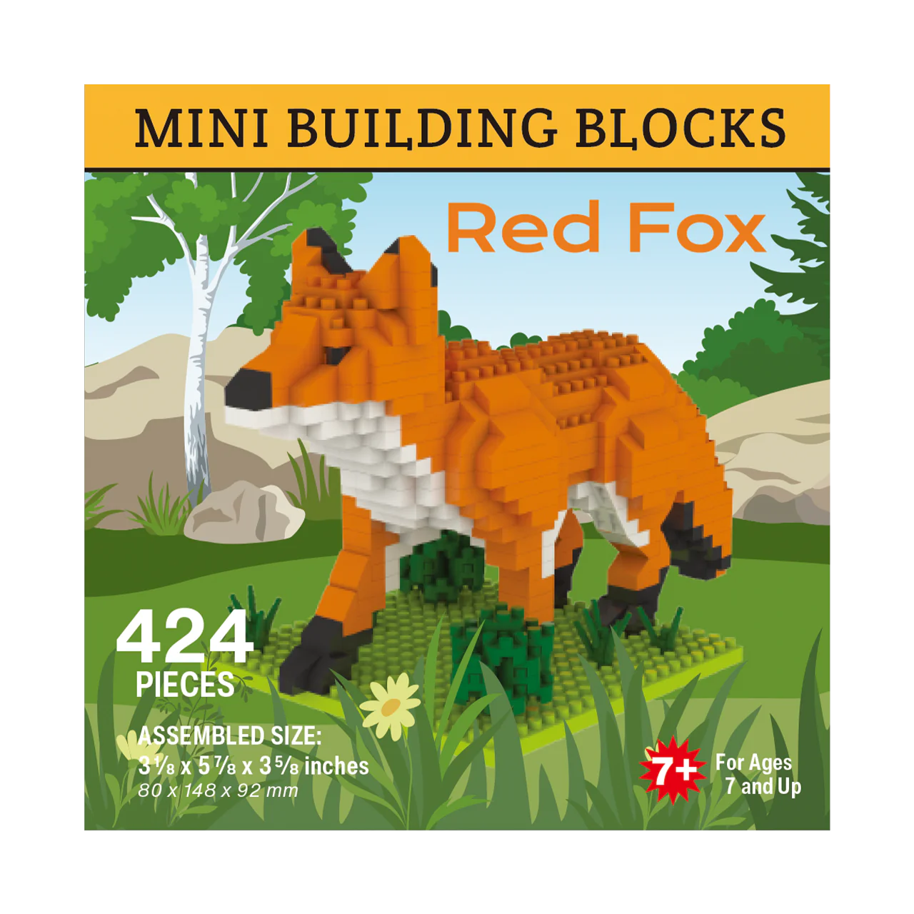 Mini Building Blocks-Red Fox-Killington Sports