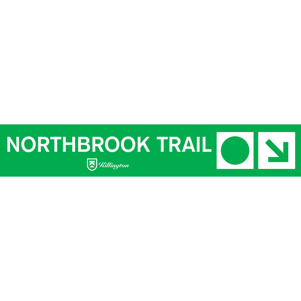 Northbrook Trail Sign-Killington Sports