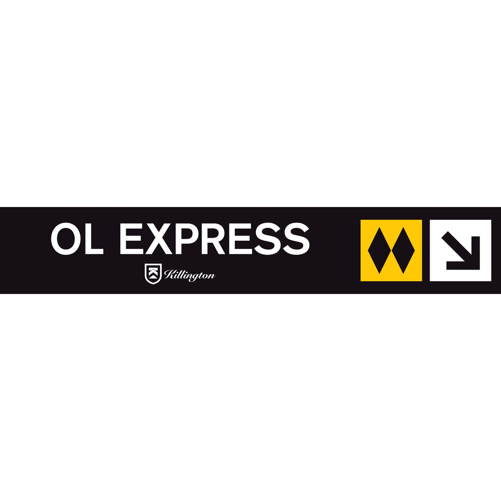 OL Express Trail Sign-Killington Sports