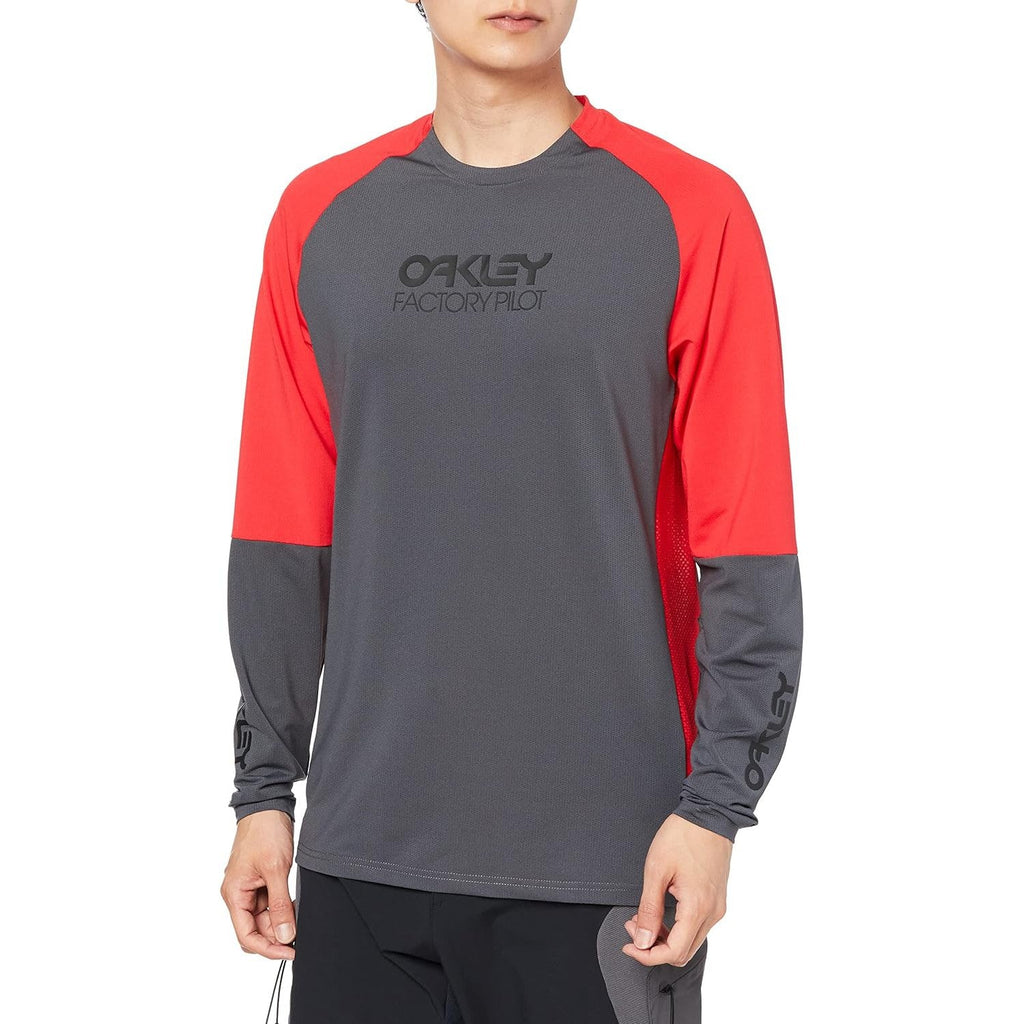 Oakley Men's Factory Pilot Mtb Longsleeve Jersey II-Uniform Grey-Killington Sports