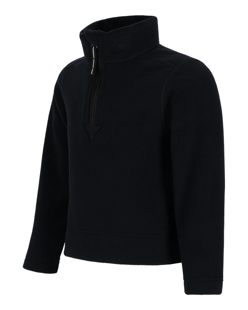 Obermeyer Kid's Ultra Gear Zip Top-Black-Killington Sports