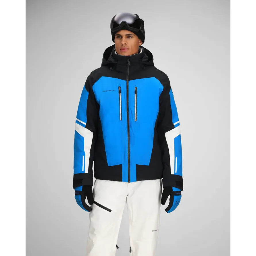 Obermeyer Men's Charger Jacket-Bali Blue-Killington Sports