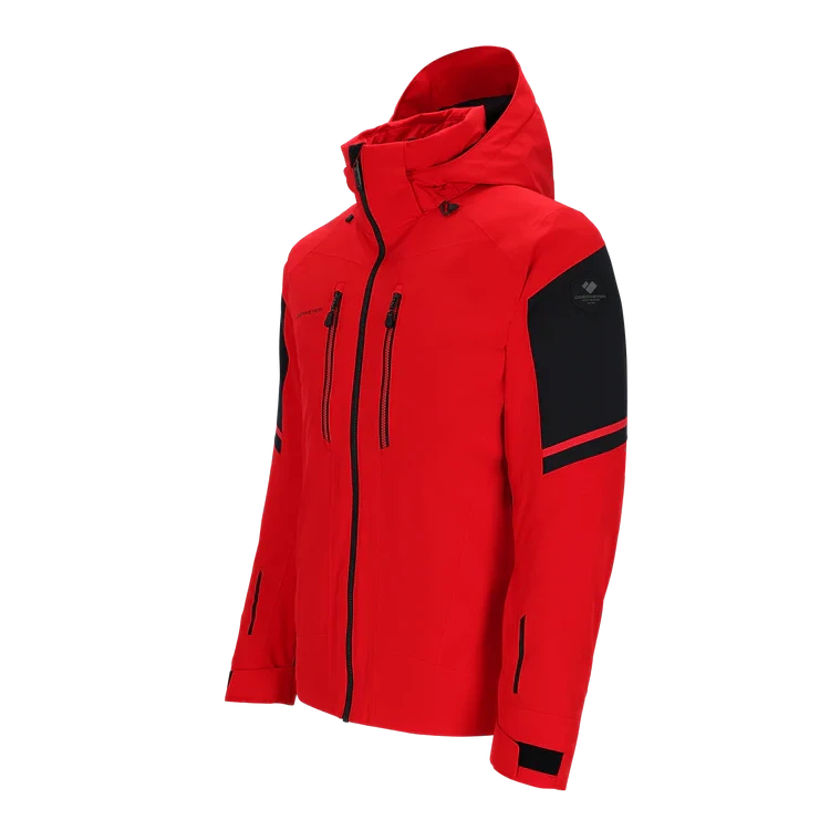 Obermeyer Men's Charger Jacket-Fresno Red-Killington Sports