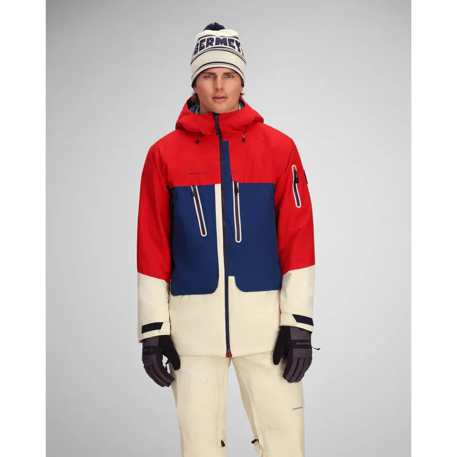 Obermeyer Men's Cirque Jacket-Fresno Red-Killington Sports