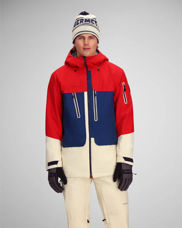 Obermeyer Men's Cirque Jacket-Fresno Red-Killington Sports