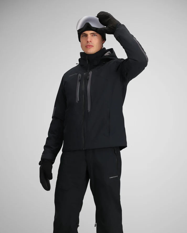 Obermeyer Men's Fall Line Jacket-Black-Killington Sports