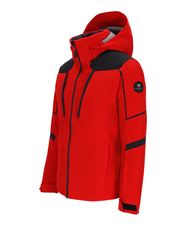 Obermeyer Men's Foundation Jacket-Fresno Red-Killington Sports