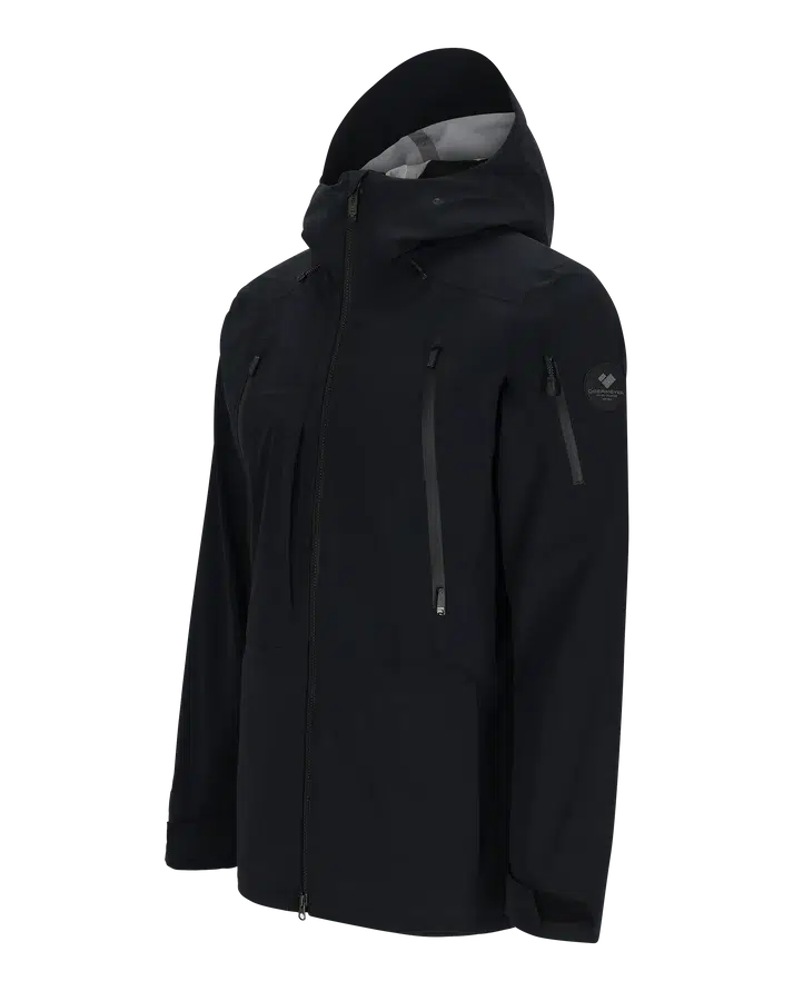 Obermeyer Men's Highlands Shell Jacket-Black-Killington Sports
