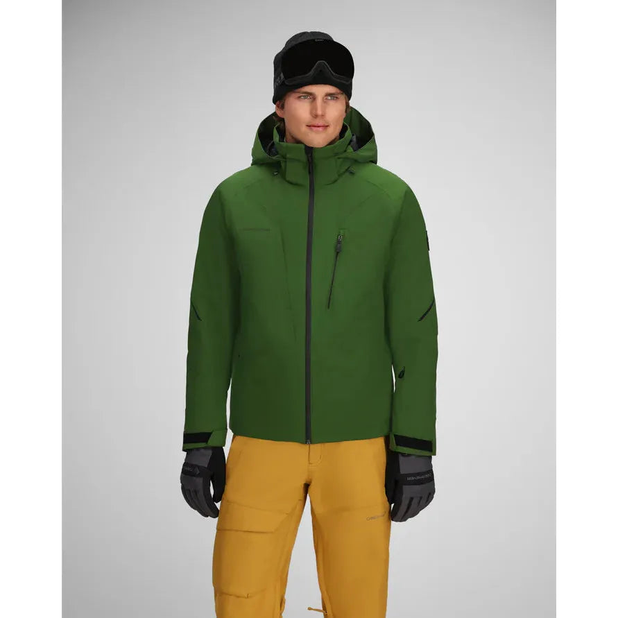 Obermeyer Men's Raze Jacket-Green Cabin-Killington Sports