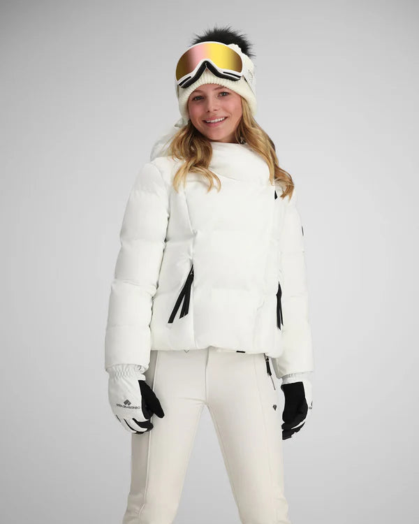 Obermeyer Teen Isla Jacket-White-Killington Sports