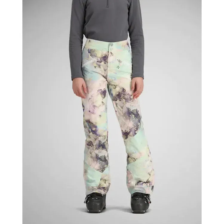 Obermeyer Teen Jessi Print Pant-Crystal Aurora-Killington Sports