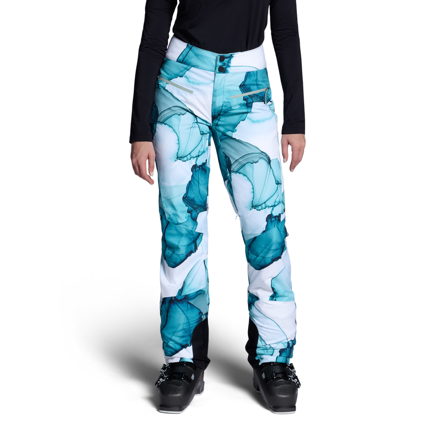 Obermeyer Women's Bliss Print Pant-Cascade Plume-Killington Sports