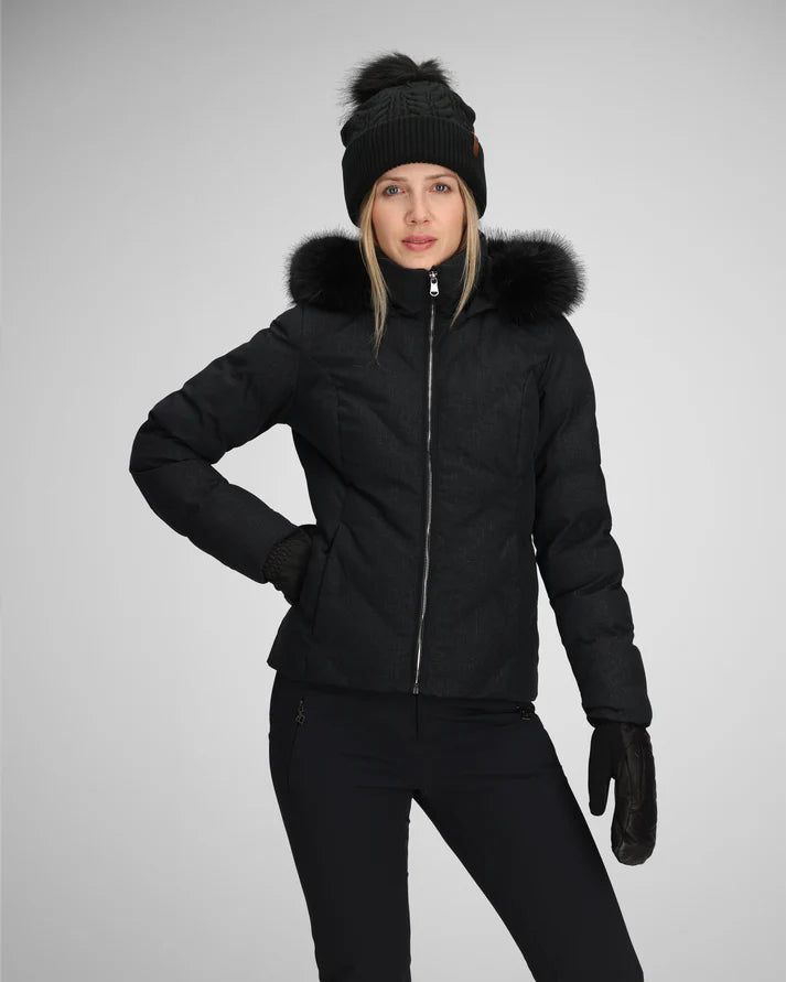 Obermeyer Women's Bombshell Luxe Jacket-Black-Killington Sports