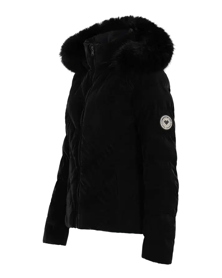 Obermeyer Women's Bombshell Luxe Jacket-Matte Black-Killington Sports