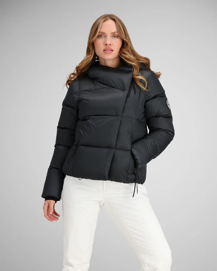 Obermeyer Women's Calypso Down Jacket-Black-Killington Sports