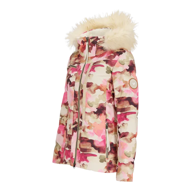 Obermeyer Women's Circe Down Jacket-Blooming Camo-Killington Sports