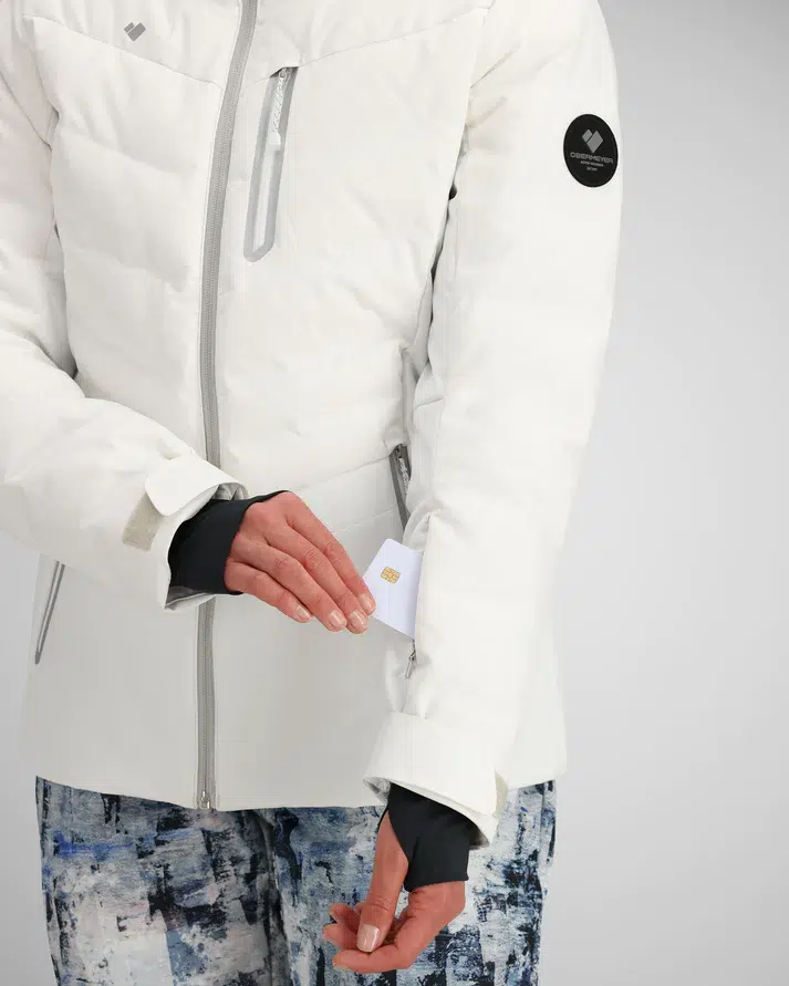 Obermeyer cosima 2024 down jacket white