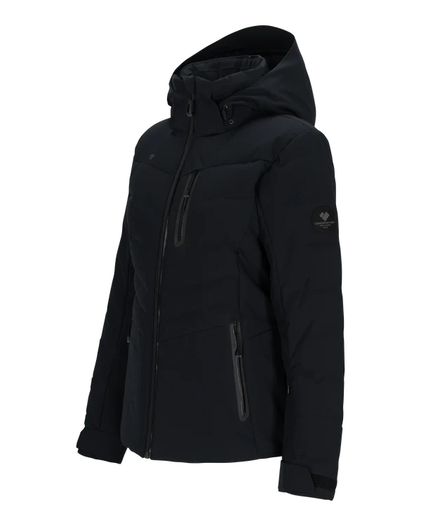 Obermeyer Women's Cosima Down Jacket-Black-Killington Sports