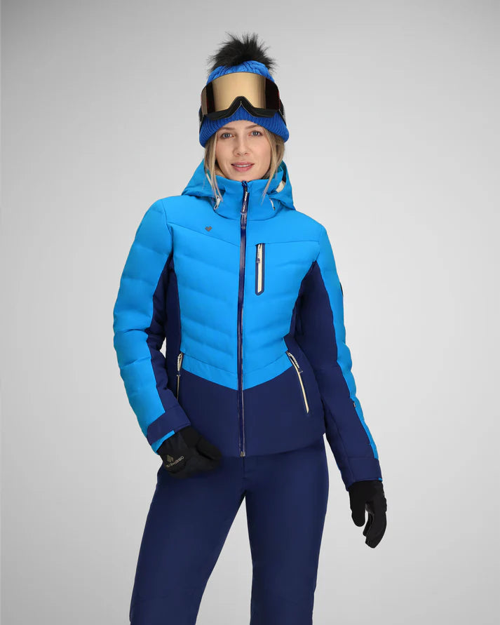 Obermeyer Women's Cosima Jacket-Bali Blue-Killington Sports