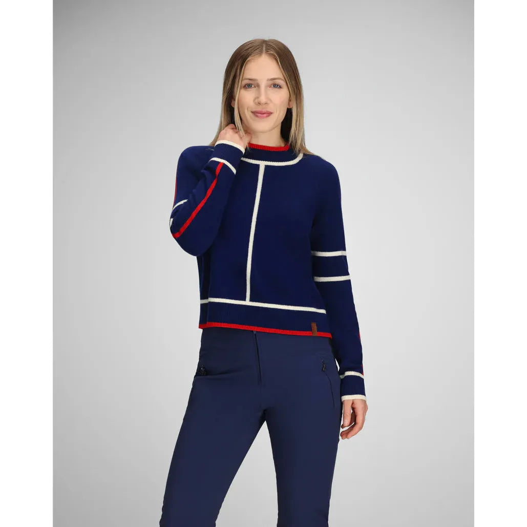 Obermeyer Women's Slopeside Mockneck-Midnight Navy-Killington Sports
